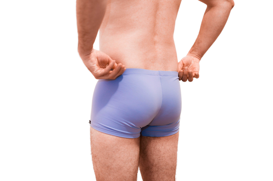 Világoskék rövid boxer