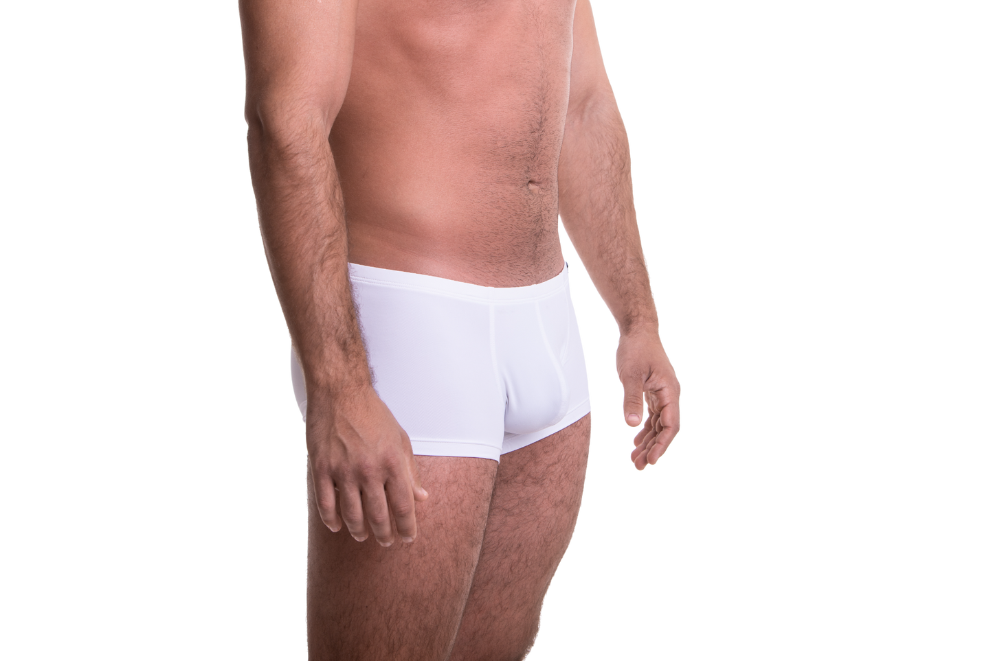 Rövid fehér boxer