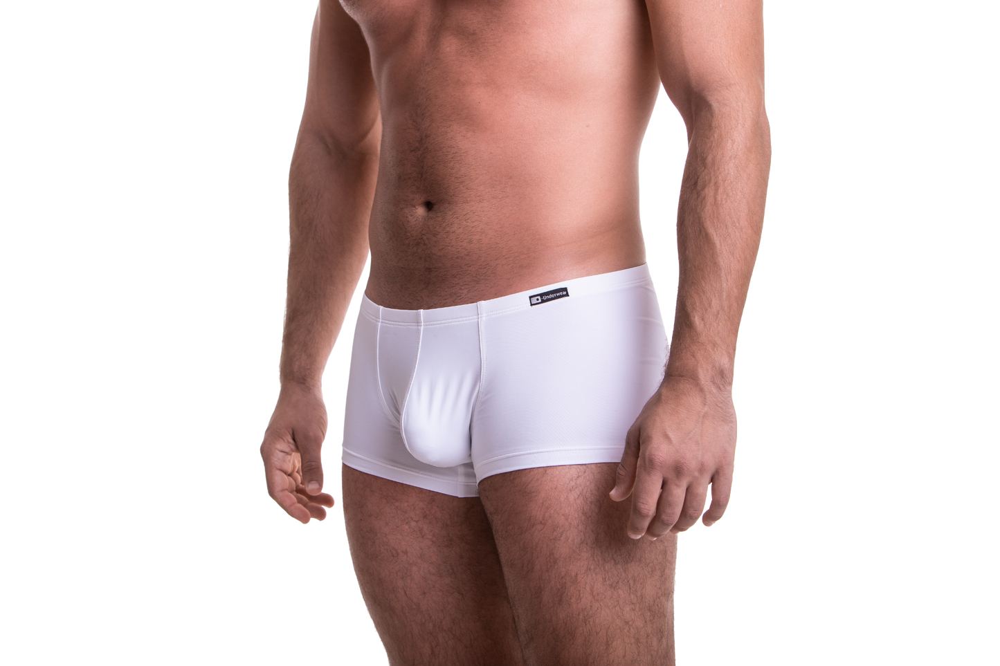 Rövid fehér boxer