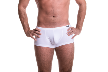Rövid fehér boxer