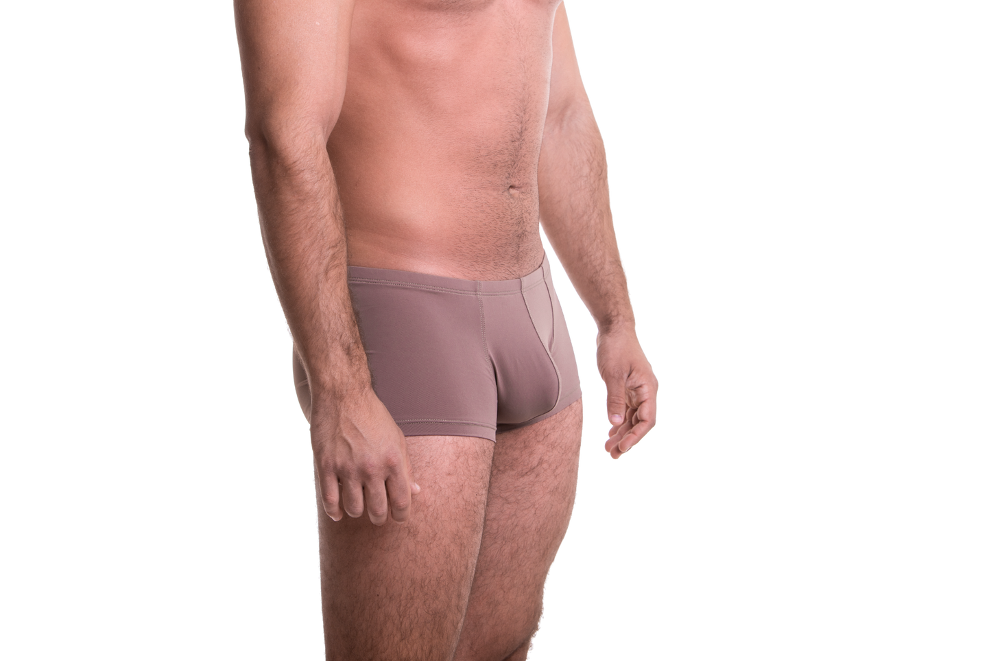 Rövid bézs boxer