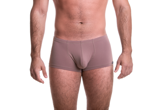 Rövid bézs boxer