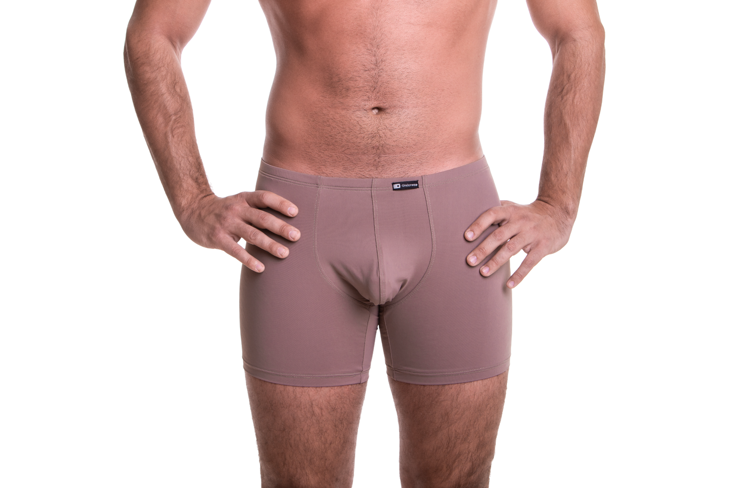 Hosszú bézs boxer