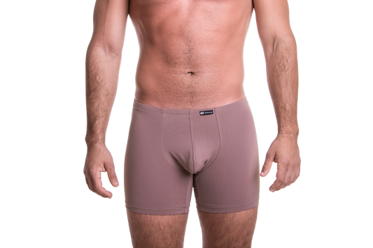 Hosszú bézs boxer
