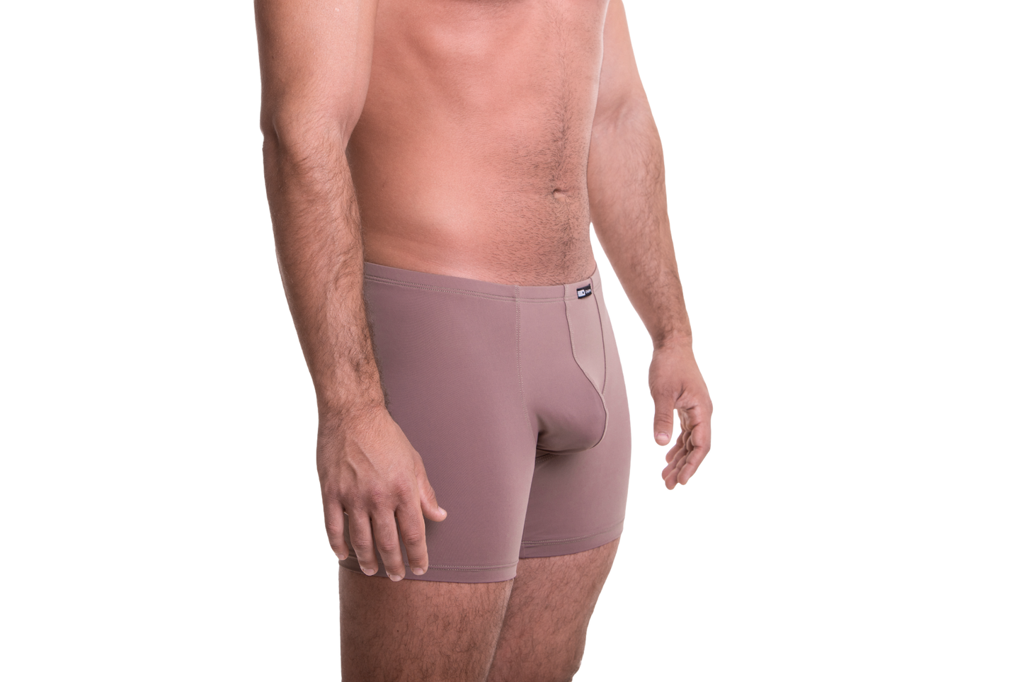 Hosszú bézs boxer