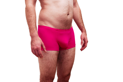 Rózsaszín rövid boxer