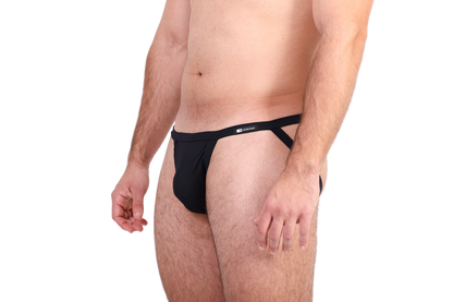 Fekete jockstrap