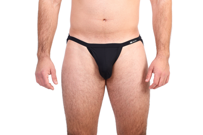 Fekete jockstrap