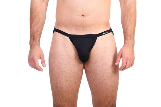 Fekete jockstrap