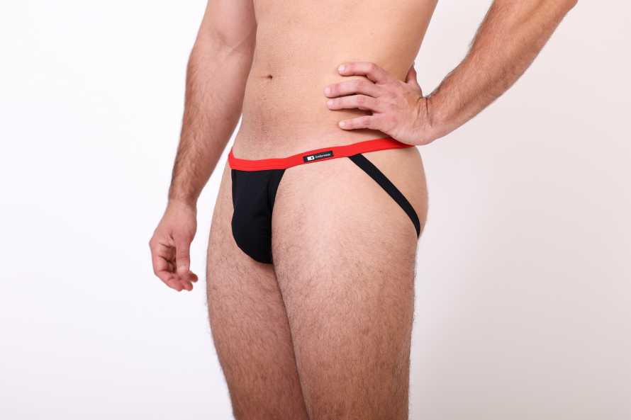 Black-red jockstraps