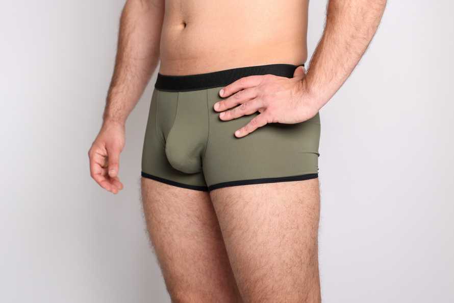 Khaki boxer short