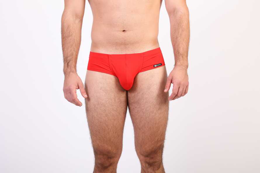 Red mini boxers